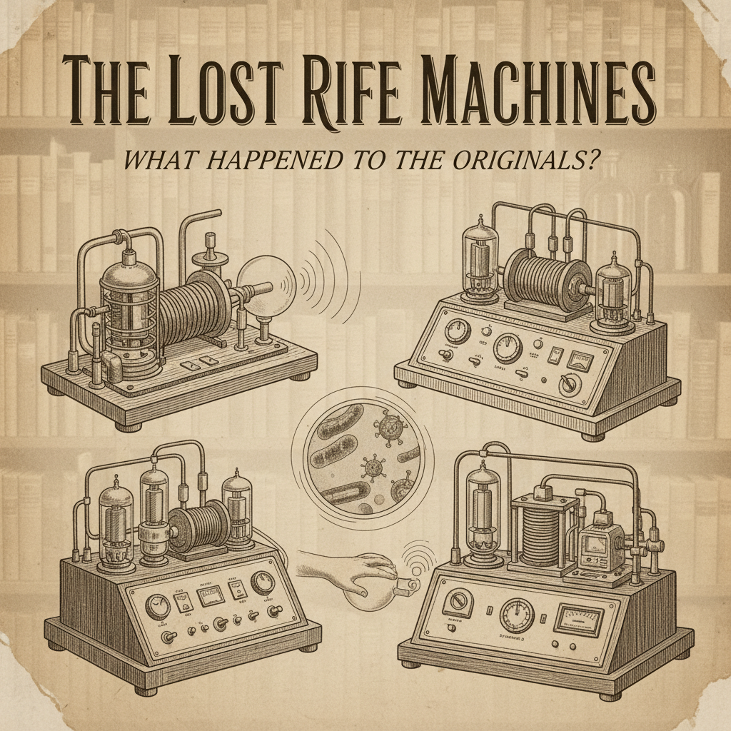 William Rife Machine The Vanished Visions: Unraveling the Mystery of Royal Rife's Lost ...
